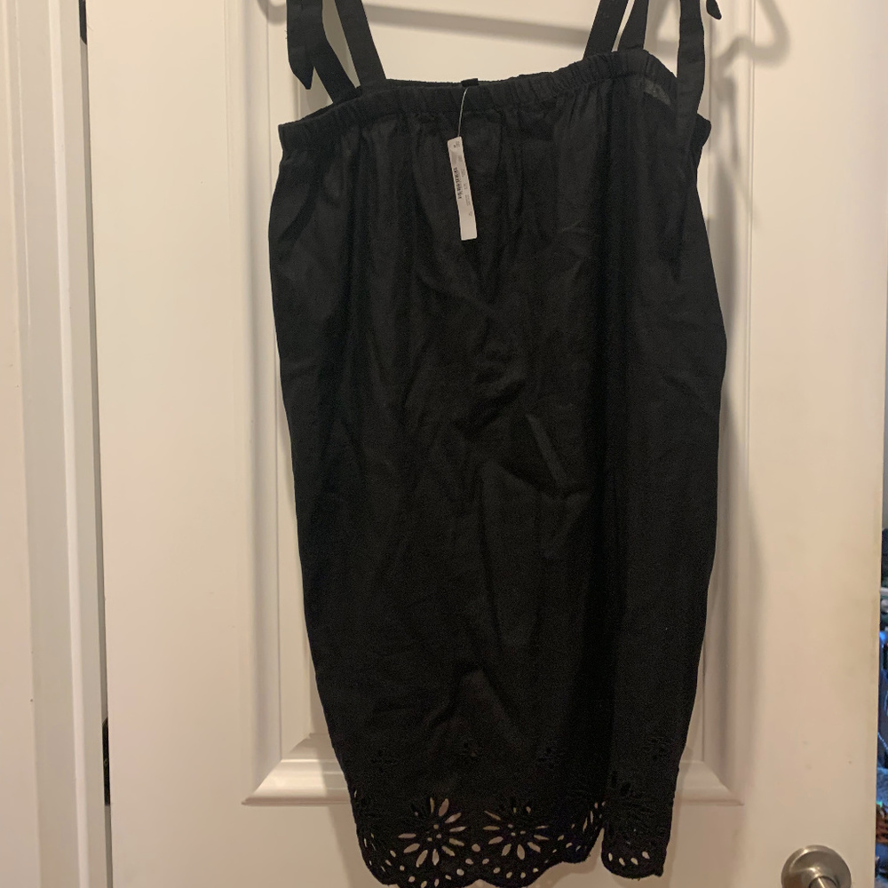NWT JCrew Black casual summer dress OBO